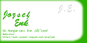jozsef enk business card